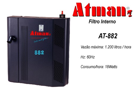 Filtro Interno Atman - AT-882 - 1.200L/h
