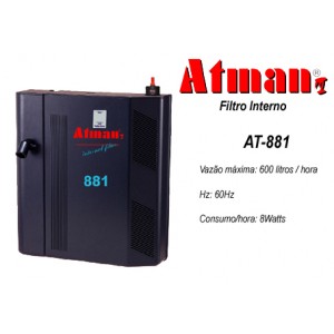 Filtro Interno Atman AT-881 - 600 L/H